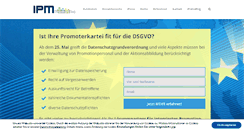 Desktop Screenshot of ipm-promotion.de